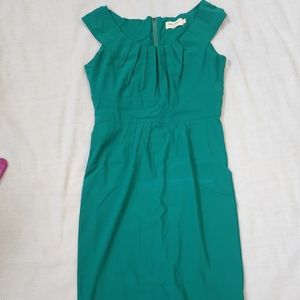 Tatyana "Holly" wiggle dress in green